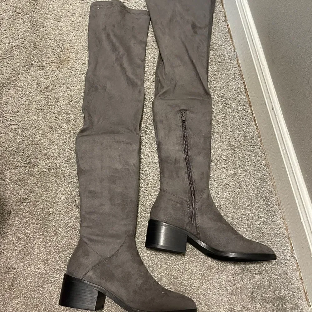 Steve Madden Gabriana Over-The-Knee Boots, Grey